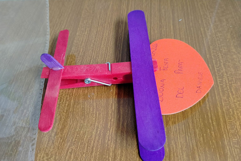 Pronti al decollo verso il cuore di papà!